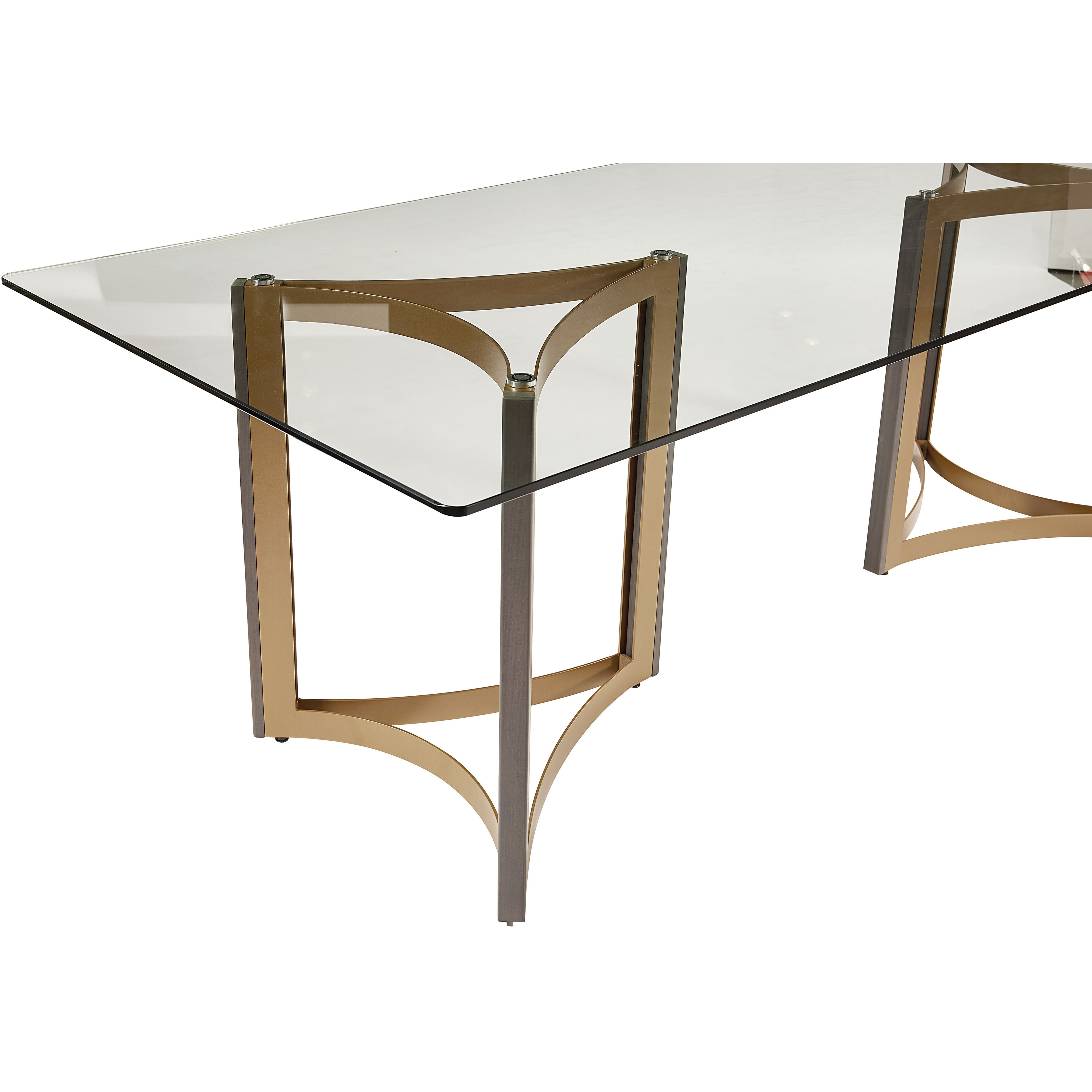 Mendoza Gold Dining Table Base, Set Of 2